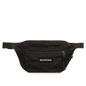 Balenciaga Explorer Canvas Belt Bag Black