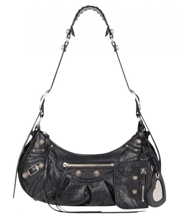 Balenciaga Le Cagole Small Shoulder Bag Black