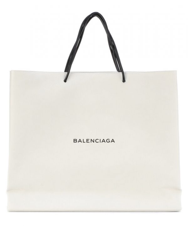 Balenciaga Logo Large Shopping Tote Bag