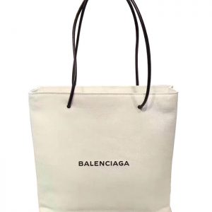 Balenciaga Logo Small Shopping Tote Bag