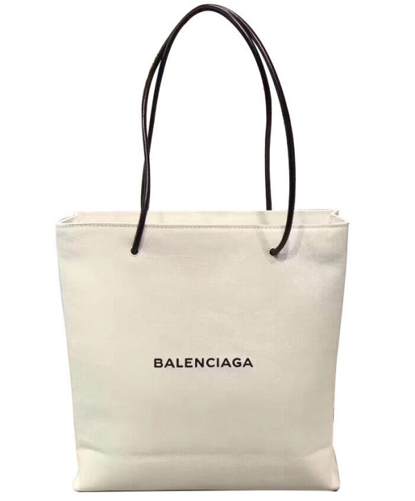 Balenciaga Logo Small Shopping Tote Bag