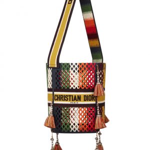 Christian Dior D-Bubble Bucket Bag Yellow