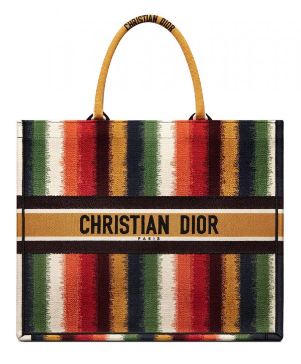 Christian Dior Book Tote Red