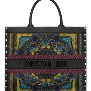 Christian Dior Book Tote Bag Black