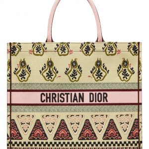 Christian Dior Book Tote bag Cream