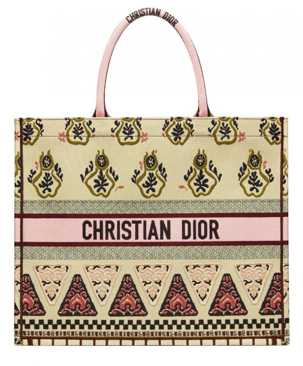 Christian Dior Book Tote bag Cream