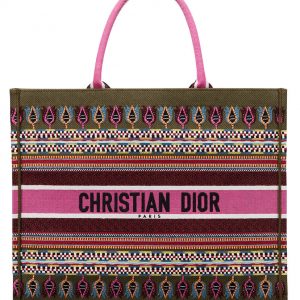 Christian Dior Book Tote bag Peachblow