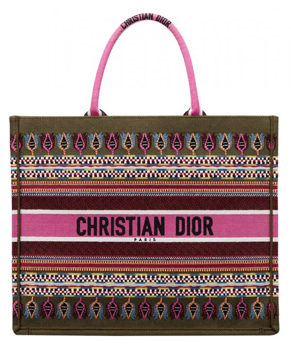 Christian Dior Book Tote bag Peachblow
