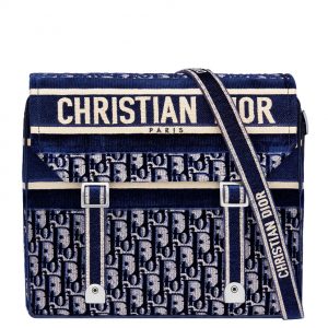 Christian Dior Diorcamp Messenger Bag Dark Blue