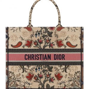 Christian Dior Book Tote Apricot