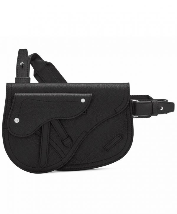 Christian Dior Saddle Messenger Bag Black