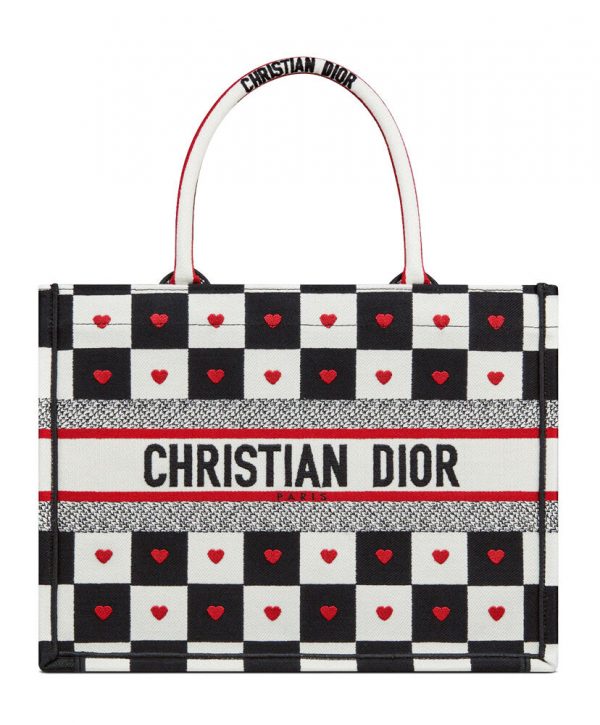 Christian Dior Small Dioramour Dior Book Tote Black