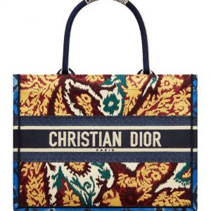 Christian Dior Small Book Tote Bag Blue