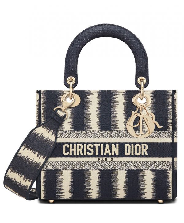 Christian Dior Medium Lady D-lite Bag Black