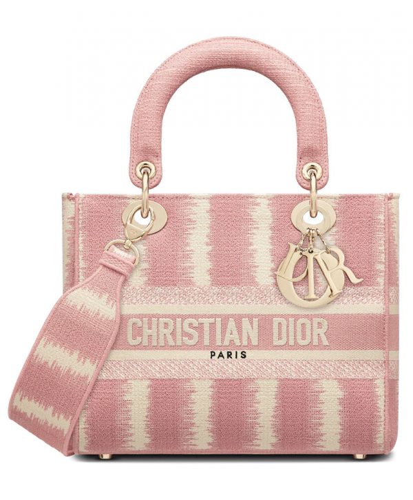 Christian Dior Medium Lady D-Lite Bag Pink