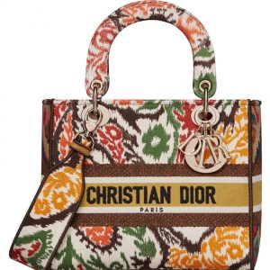 Christian Dior Medium Lady D-lite Bag Yellow