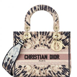 Christian Dior Medium Lady D-Lite Bag Apricot