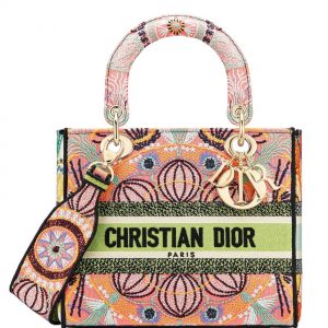 Christian Dior Medium Lady D-Lite Bag Pink