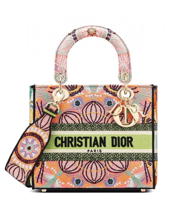 Christian Dior Medium Lady D-Lite Bag Pink