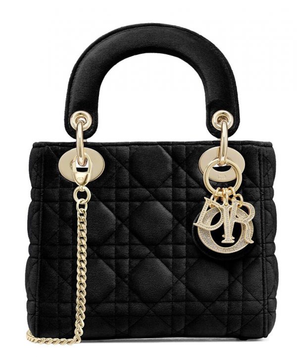 Christian Dior Mini Lady Dior Bag Black