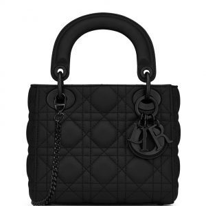 Christian Dior Mini Lady Dior Flap Bag Black