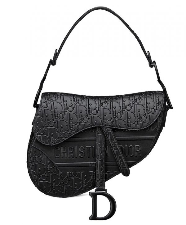 Christian Dior Saddle Bag Black
