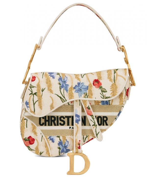 Christian Dior Saddle Bag Yellow