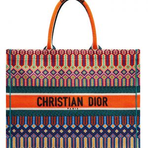 Christian Dior Book Tote bag M1286 Orange