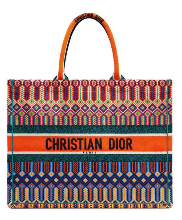 Christian Dior Book Tote bag M1286 Orange