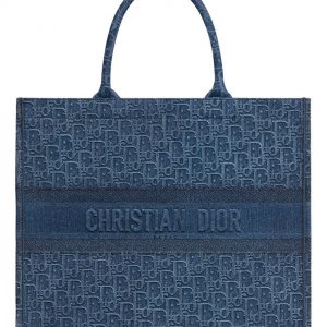 Christian Dior Book Tote bag M1286 Blue