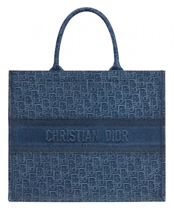 Christian Dior Book Tote bag M1286 Blue