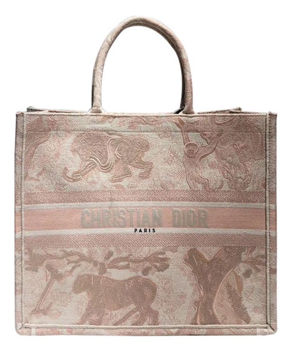 Christian Dior Book Tote bag Apricot