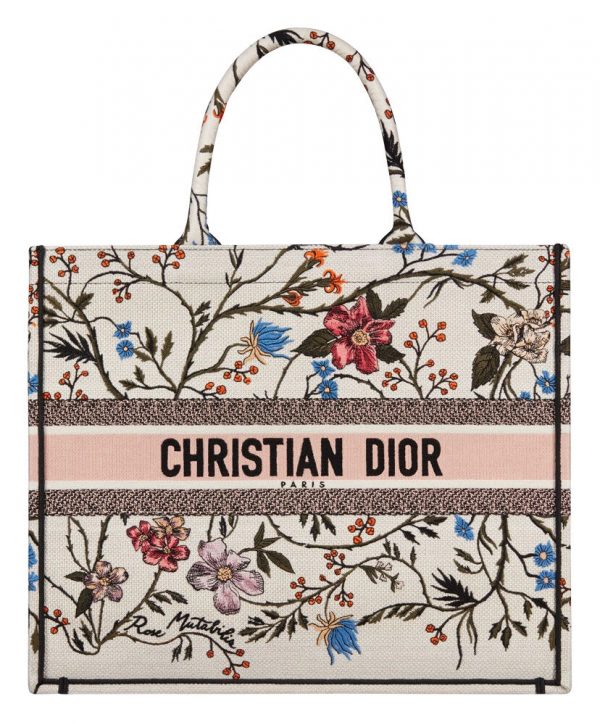 Christian Dior The Book Tote Bag White
