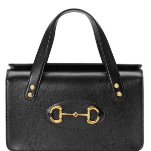 Gucci Horsebit 1955 small top handle bag 627323 Black