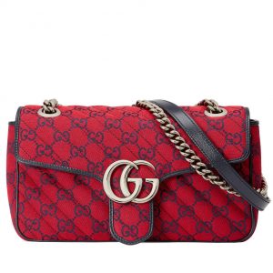 Gucci GG Marmont Small Shoulder Bag 443497 Red