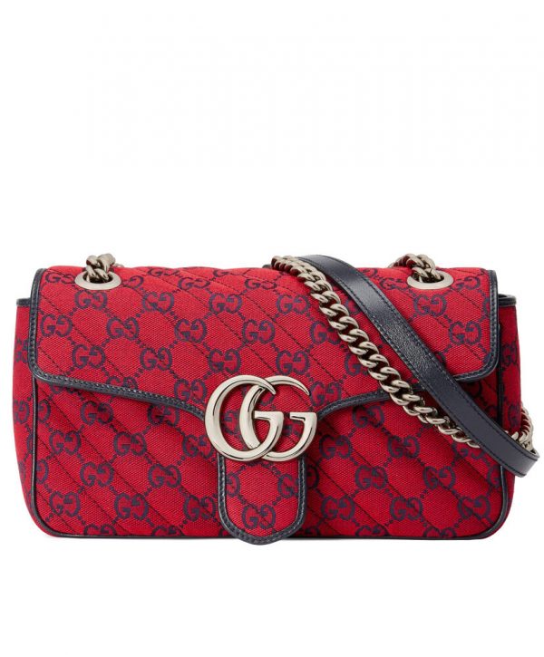 Gucci GG Marmont Small Shoulder Bag 443497 Red