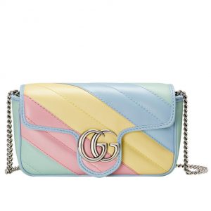 Gucci GG Marmont Super Mini Bag 476433 Blue