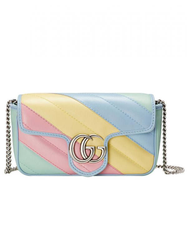 Gucci GG Marmont Super Mini Bag 476433 Blue