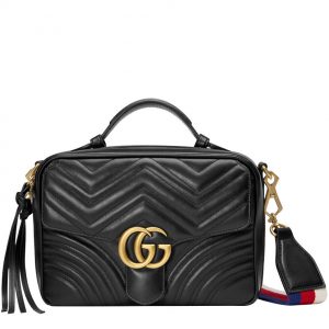 Gucci GG Marmont matelasse top handle bag 498100