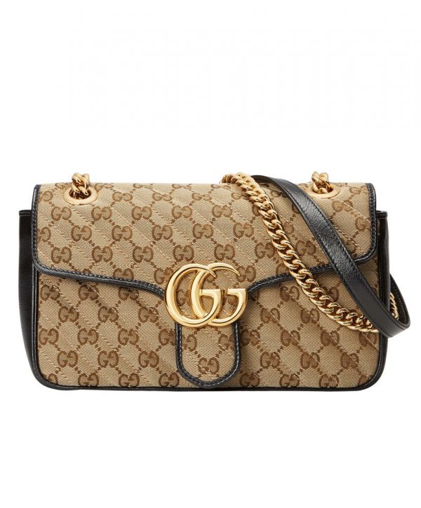 Gucci GG Marmont small shoulder bag 443497 Apricot