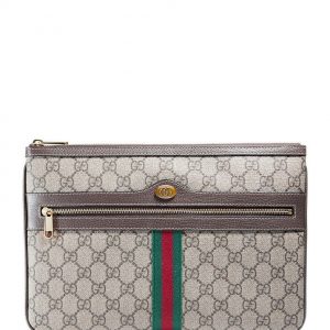 Gucci Ophidia GG Supreme pouch 517551 Dark Coffee