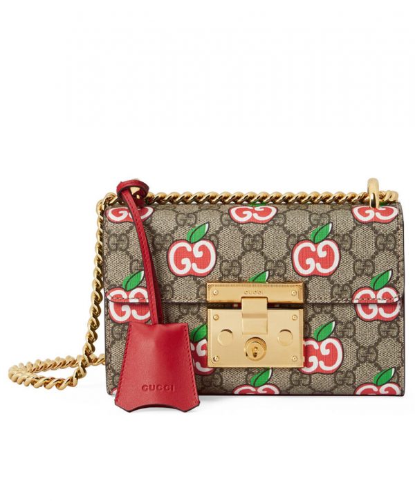 Gucci Chinese Valentine's Day Padlock small shoulder bag 409487 Red