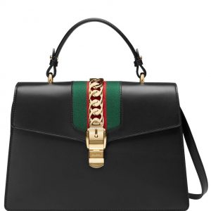 Gucci Sylvie Leather Top Handle Bag 431665