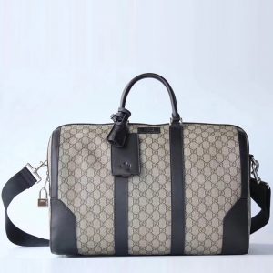 Gucci GG Supreme duffle 406380 Coffee