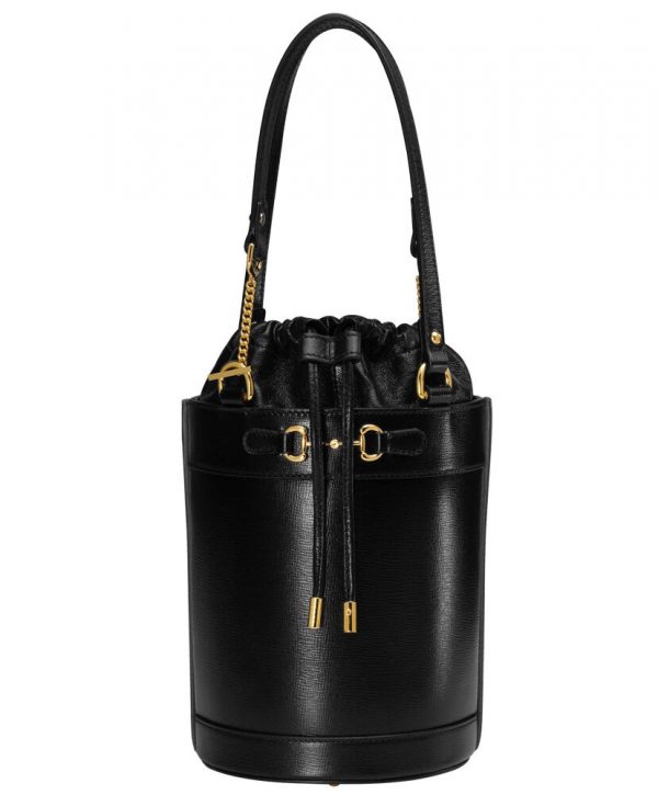 Gucci Horsebit 1955 Small Bucket Bag 637115 Black