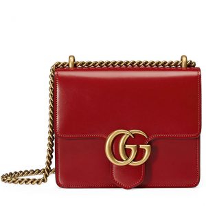 Gucci GG Marmont Calfskin Leather Shoulder Bag 431384