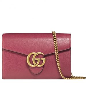 Gucci GG Marmont Leather Mini Chain Bag 401232