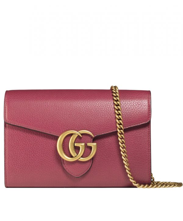 Gucci GG Marmont Leather Mini Chain Bag 401232