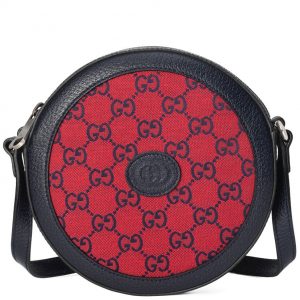 Gucci GG Multicolour Shoulder Bag 658825 Red