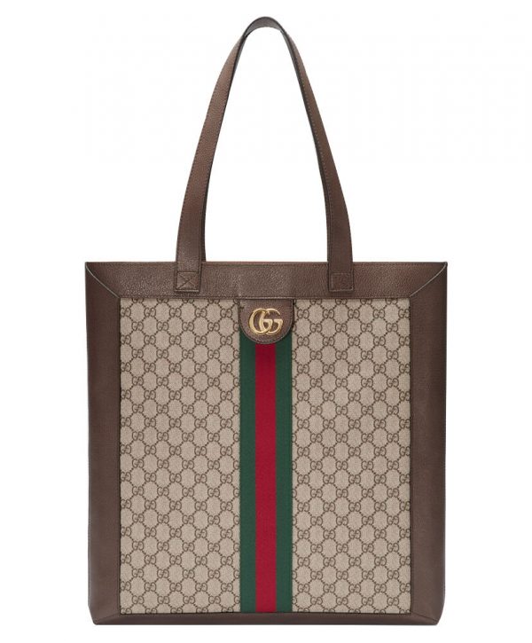 Gucci Ophidia soft GG Supreme large tote 519335 Coffee